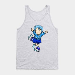 Chibi figure skating girl Tank Top